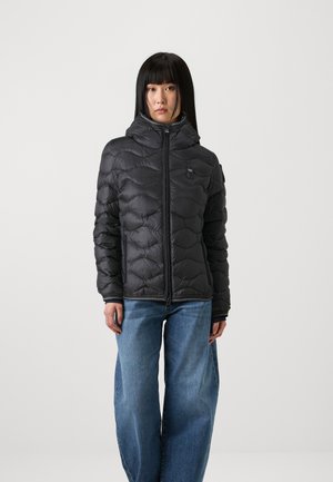 CAMELIA - Piumino - nero/celeste brina