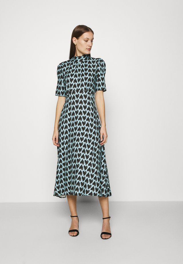 TIE BACK A-LINE DRESS - Hverdagskjoler - blue