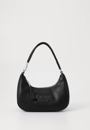 BOLD SCRIPT SHOULDER BAG - Handtas - black