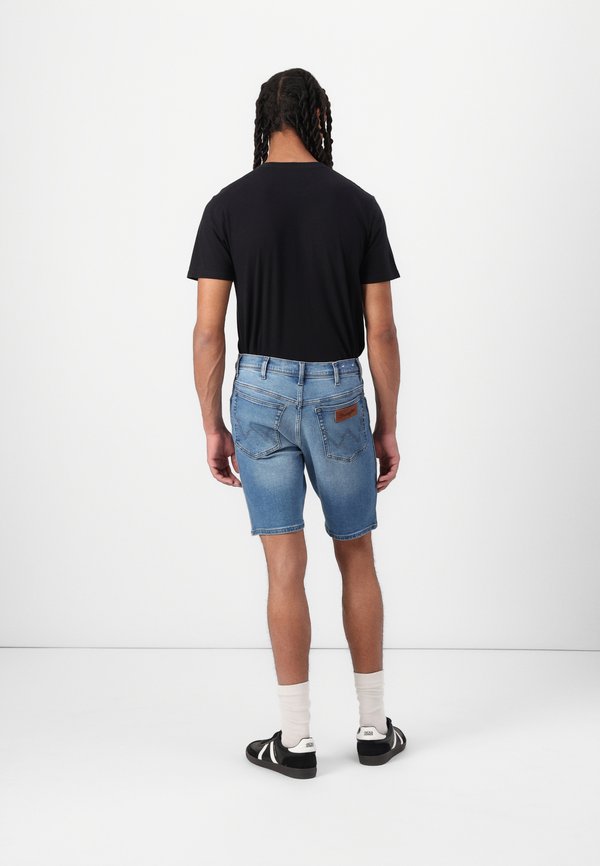 TEXAS - Denim shorts - sentinel steel3