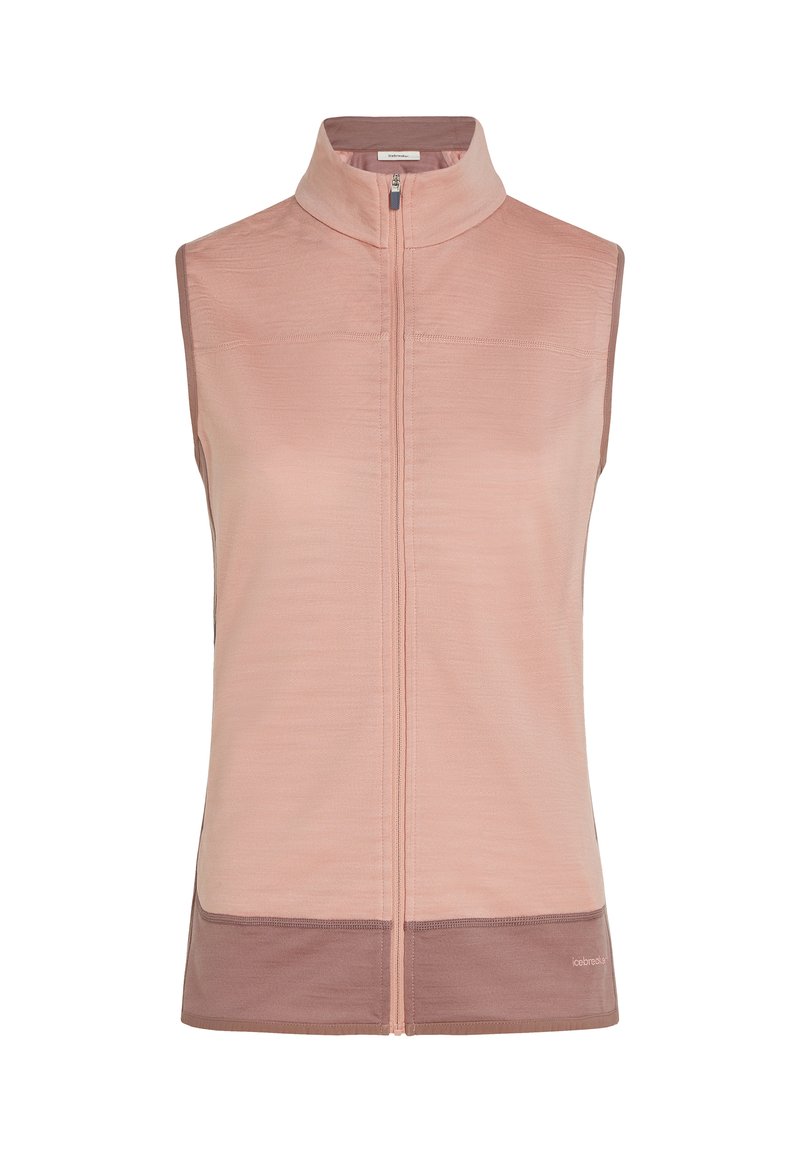 Icebreaker Bodywarmer donkerroze Icebreaker Bodywarmer donkerroze