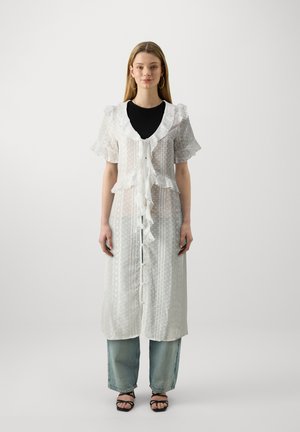 Object OBJKARNA DRESS - Shirt dress - cloud dancer