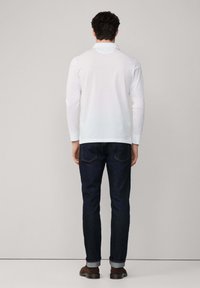 Hackett London MERCERISED - Poloshirt - optic white