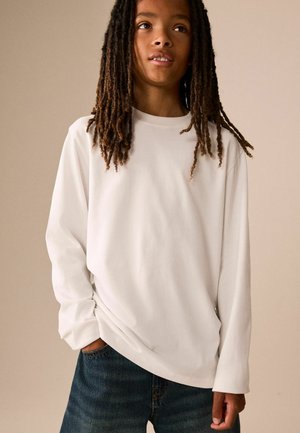 Next, REGULAR FIT - COSY LONG SLEEVE T-SHIRT - Top s dlhým rukávom - white