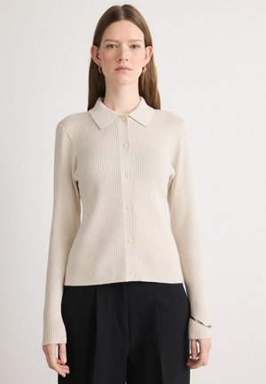 COLLARED - Cardigan - tuscan beige