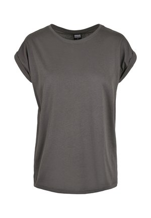 Urban Classics EXTENDED SHOULDER - T-shirts basic - darkshadow