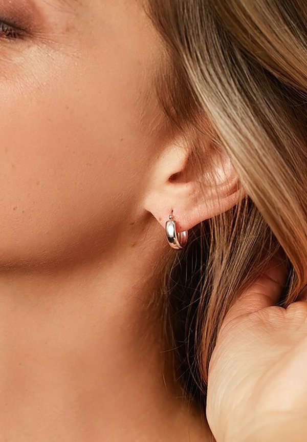 Ohrringe - weißgoldfarben