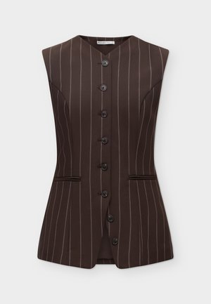 Abercrombie & Fitch, LONGLINE VEST  - Veste sans manches - brown