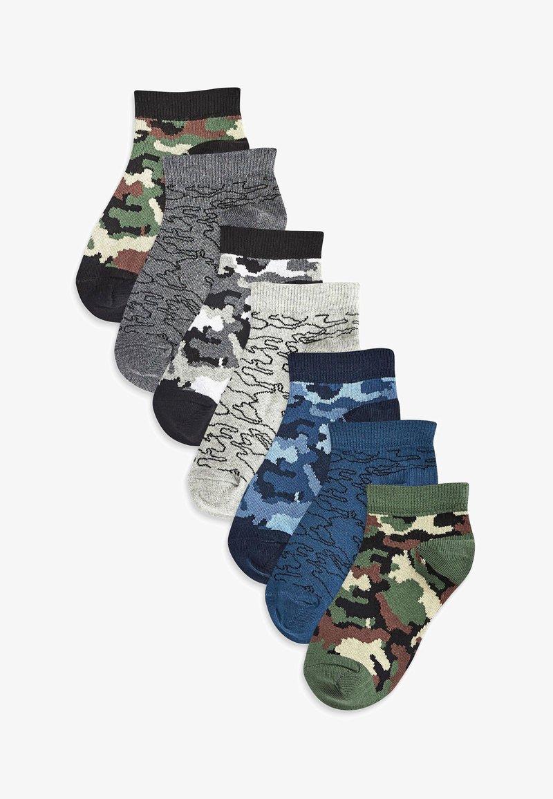 Next SEVEN PACK - Treeningsokid - khaki green blue grey camouflage