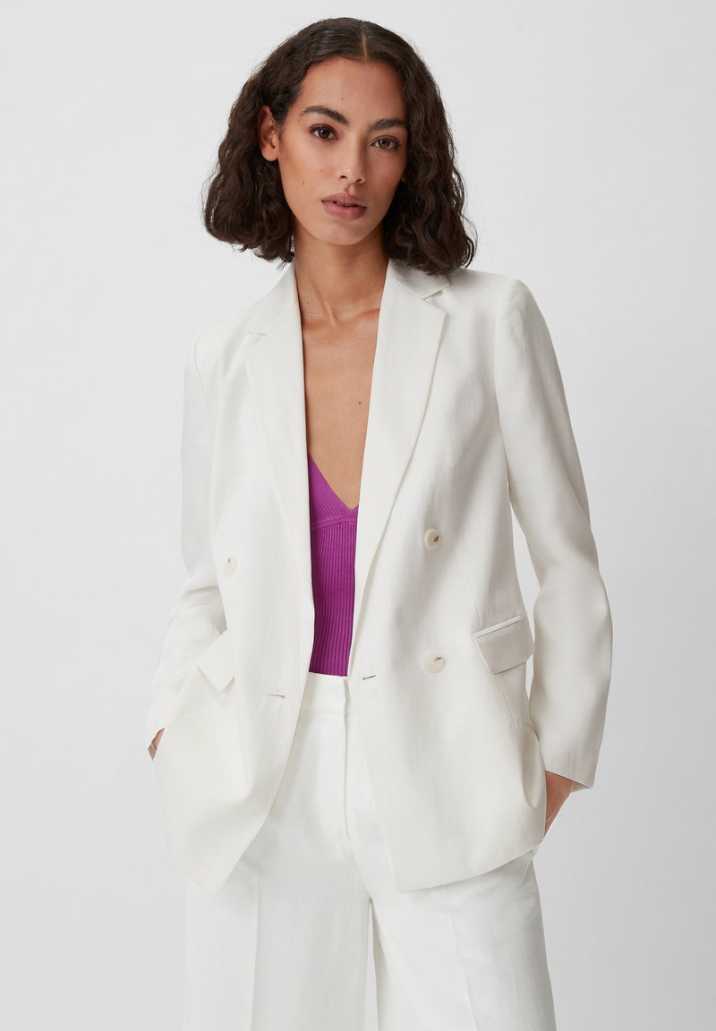 comma Blazer - weiß - Zalando.ch