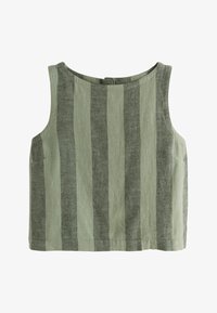 Vybráno, khaki green stripe