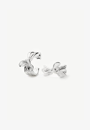 Missoma, MARK GONG BOW HOOP EARRINGS - Boucles d'oreilles - silver-coloured