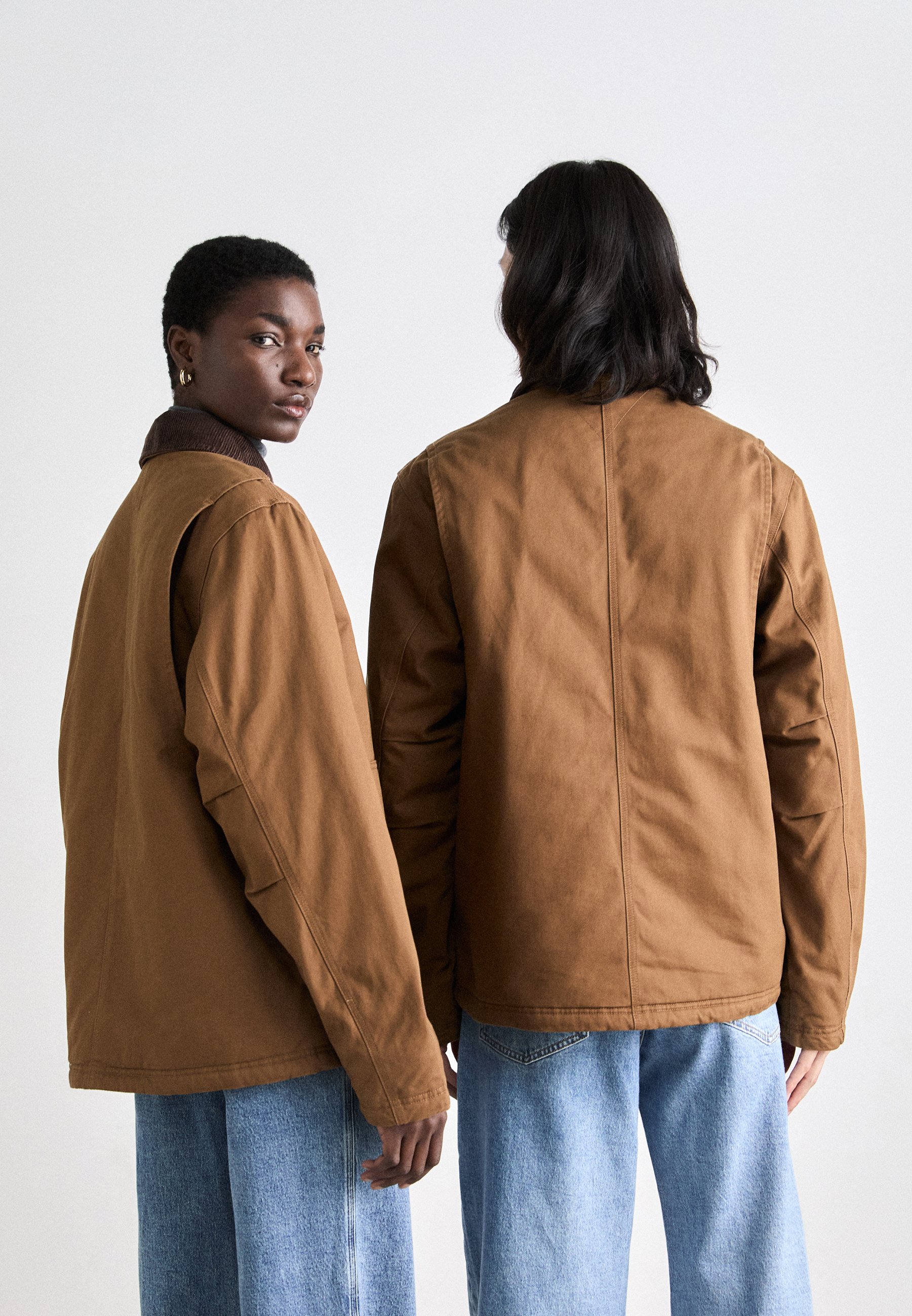 Tommy Jeans CHORE JACKET UNISEX - Winter jacket - pecan nut/brown