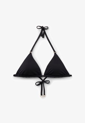 Calzedonia, PREMIUM FIT TRIANGLE - Bikini top - black