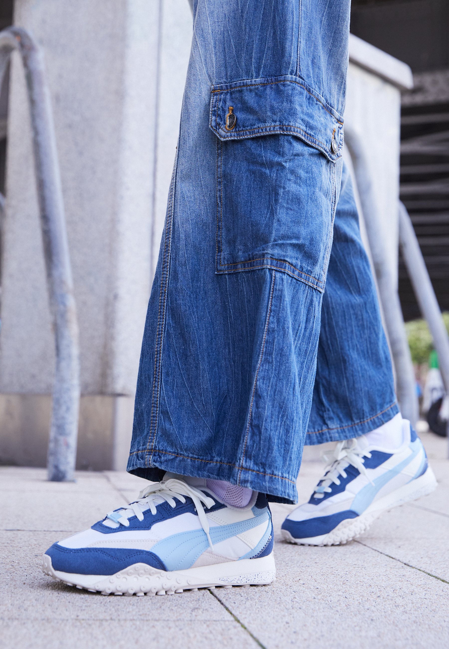 blue and grey puma