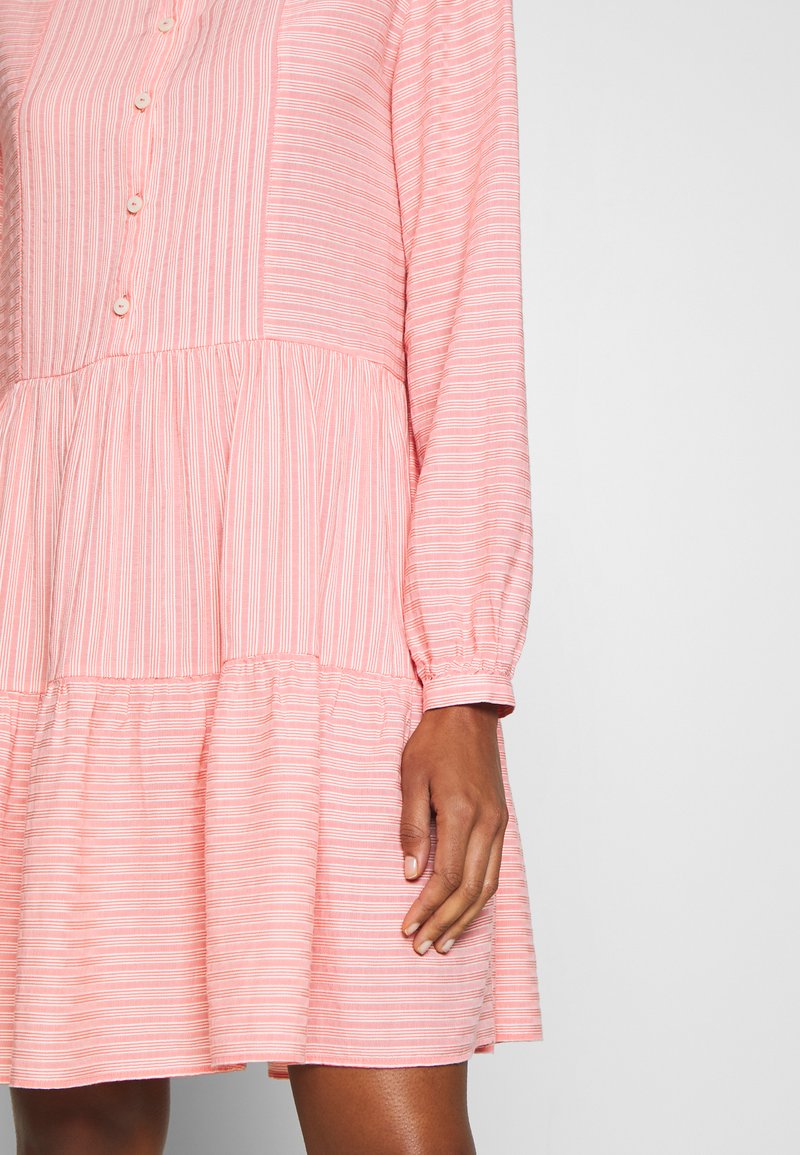 Marc O Polo Denim Shirt Dress Soft Coral Coral Zalando Co Uk