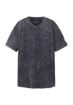 TOM TAILOR Damen Basic T-Shirt Kurzarm | Mit Blumenprint, Regular Fit, Aus Weichem Jersey