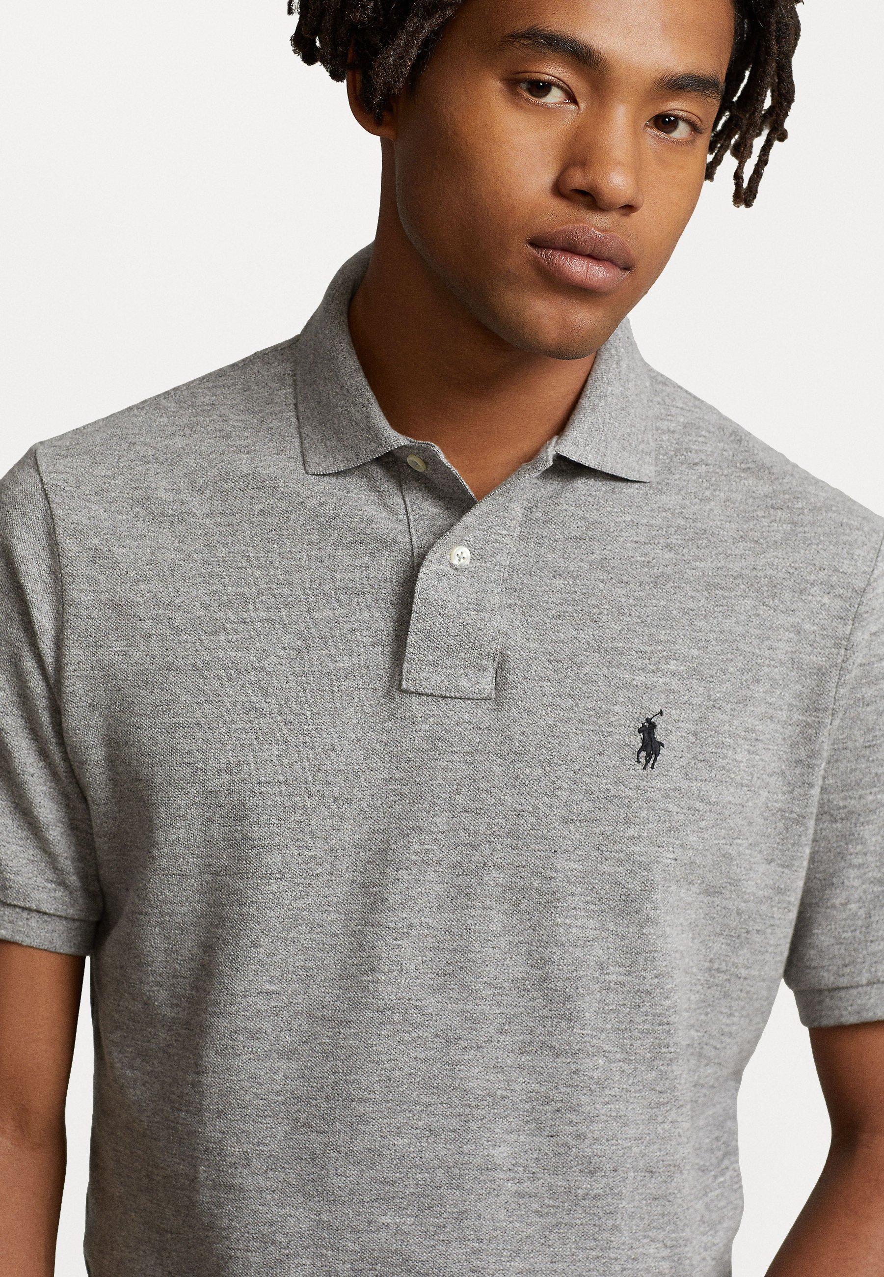 Polo Ralph Lauren SLIM FIT - Polo shirt - canterbury heather/light