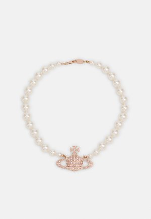 Vivienne Westwood ONE ROW RELIEF CHOKER - Kaulakoru - pink gold-coloured/creamrose/vintage rose