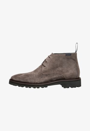 Lace-up ankle boots - taupe