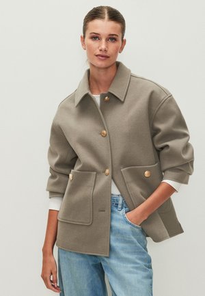 Next REGULAR FIT - BRUSHED COLLARED  - Tunn jacka - neutral