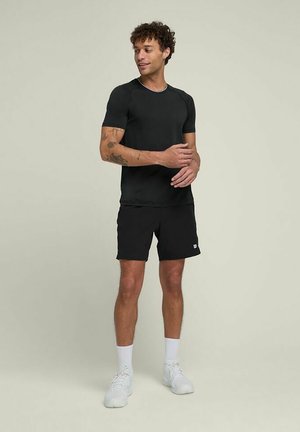 TEAM PLAYERS SEAMLESS CREW - Sport T-Shirt - black
