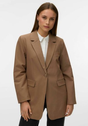 Vero Moda BLAZER VMLUCY  - Kurzmantel - brown lentil