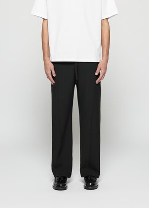 TAILORED CASUAL PANTS - Kelnės - black