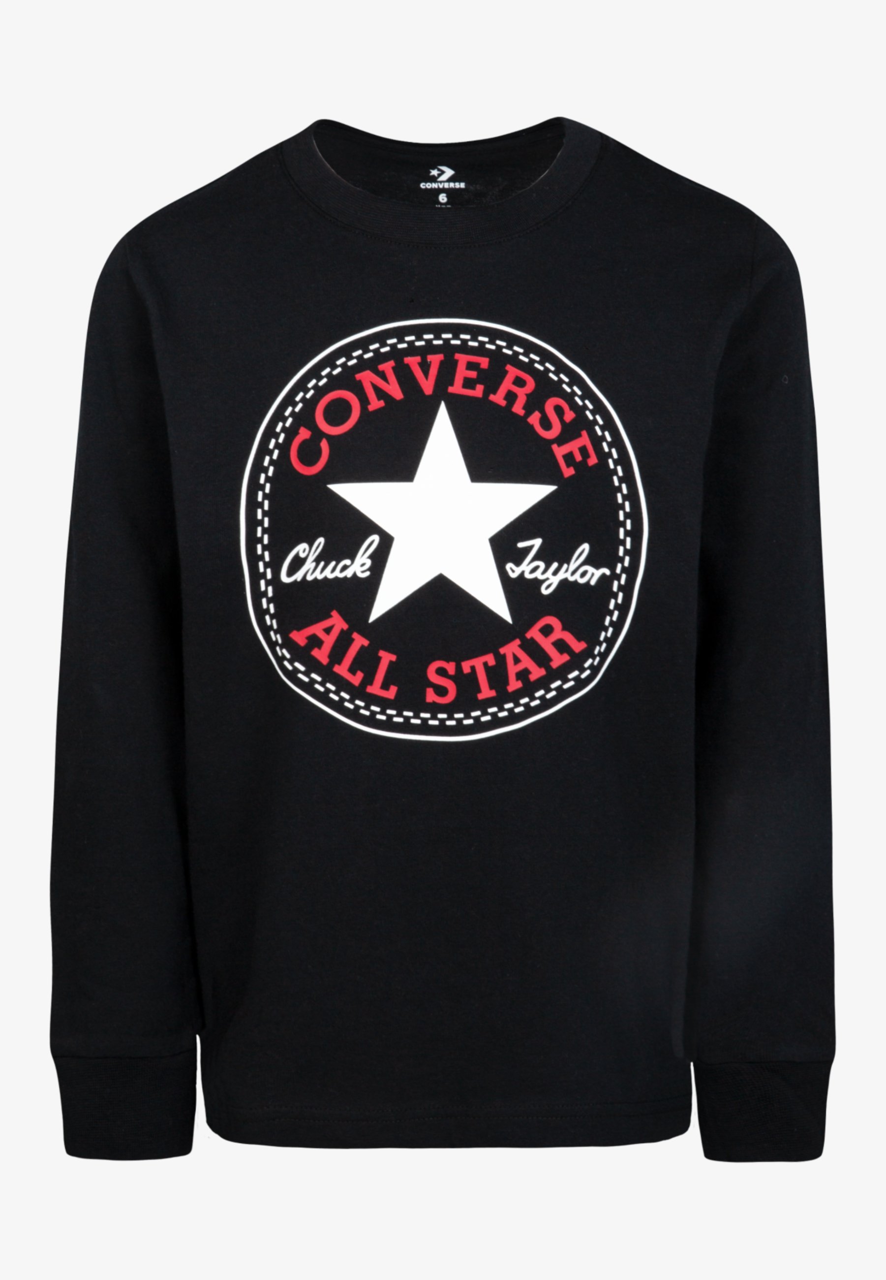 Converse CHUCK PATCH LONG SLEEVE TEE Langarmshirt black