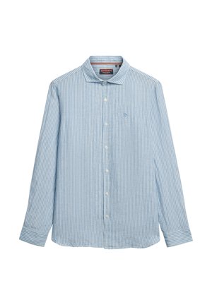 Superdry & Co EMBROIDERED VACATION  - Overhemd - azure blue stripe