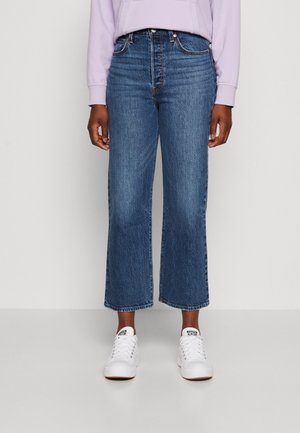 Jeans a sigaretta - dark-blue denim