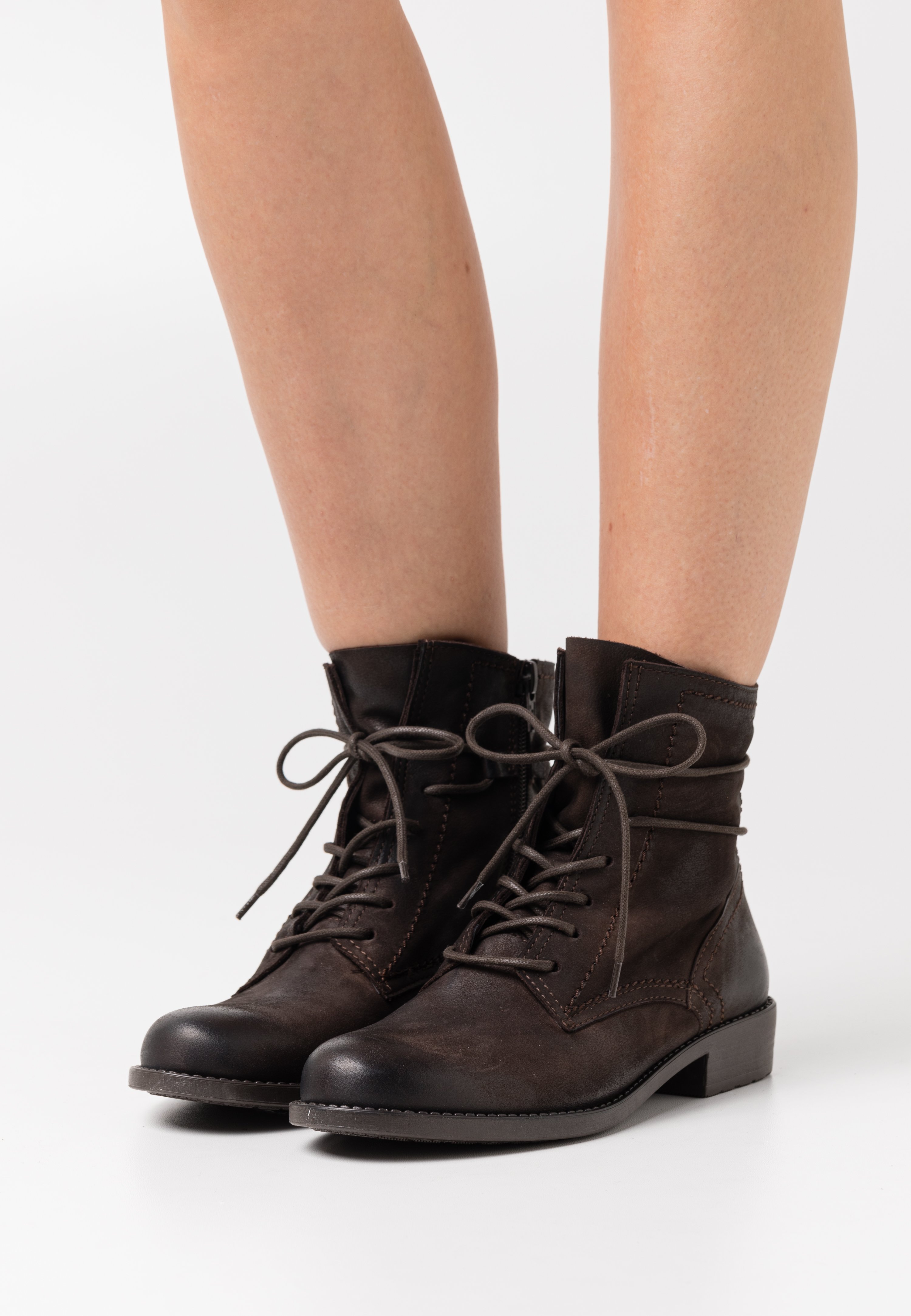 Tamaris Veterboots - mocca/Blauw - Zalando.nl