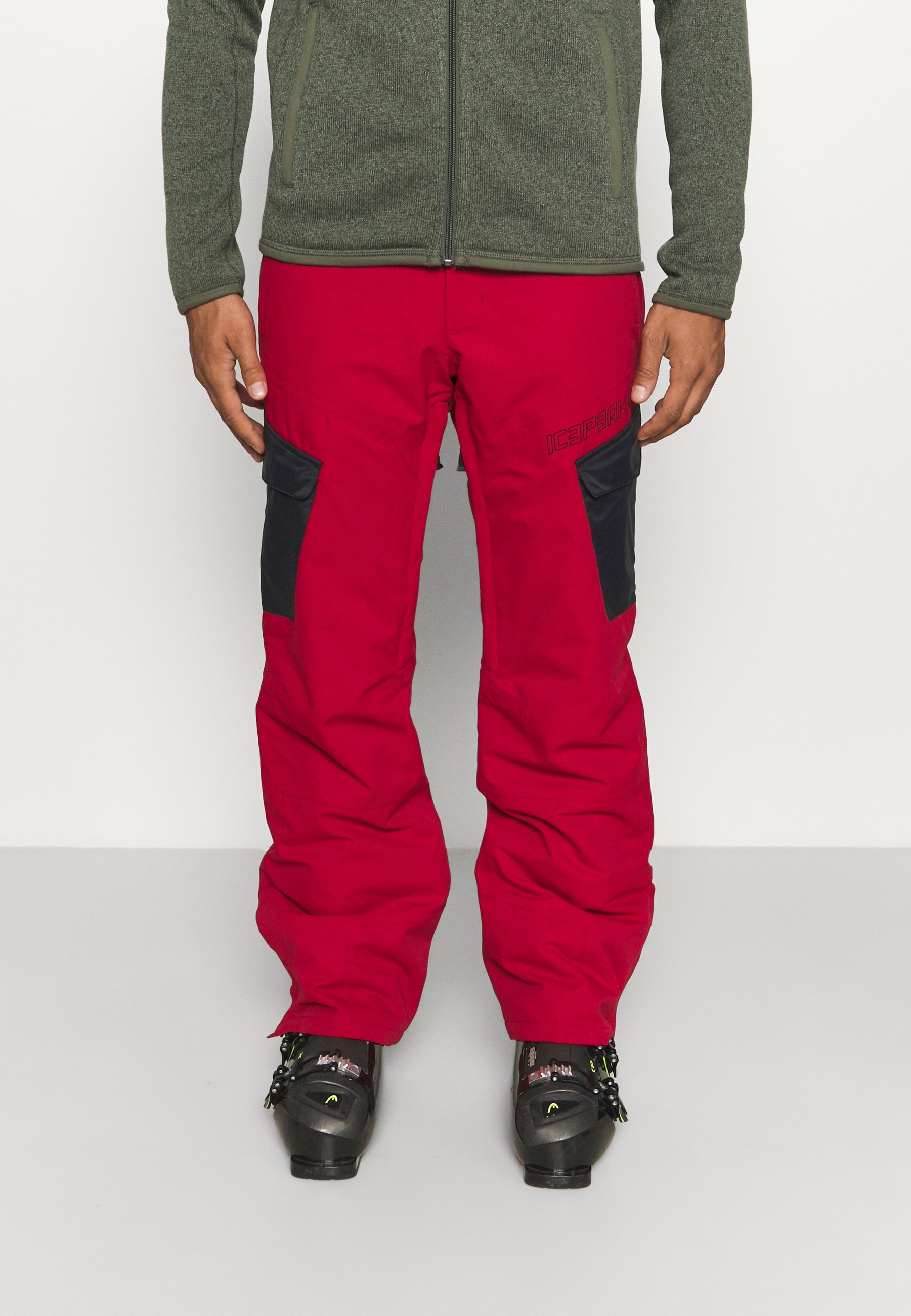Icepeak COBURG - Pantaloni da neve - burgundy/bordeaux - Zalando.it