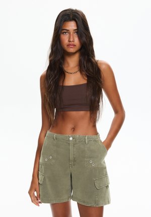 BERMUDA - Kratke hlače - khaki