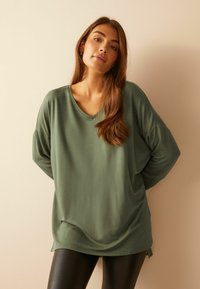 Friends Like These 2 PACK   - Top s dlhým rukávom - khaki  white