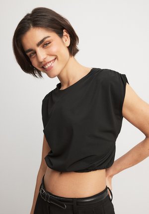 NA-KD OPEN BACK  - Blouse - black