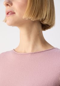 Marc O'Polo LONGSLEEVE ROUND NECK - Pullover - dark mauve