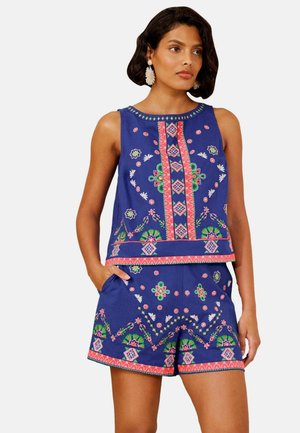 Love & Roses, MIRROR EMBROIDERED SHELL TOP - Blúzka - multi-coloured