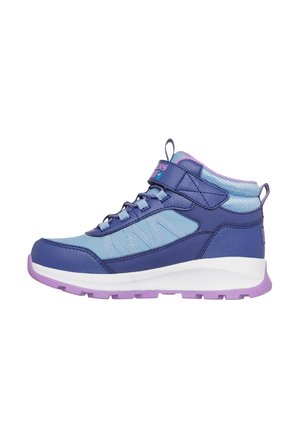 STORM BLAZER - Winter boots - navy synthetic/purple trim