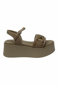 Frau Shoes Sandali con plateau - marrone