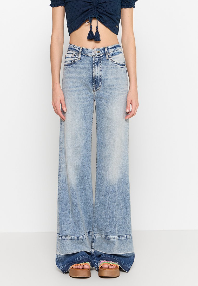 7 For All Mankind Flared Jeans lichtblauw