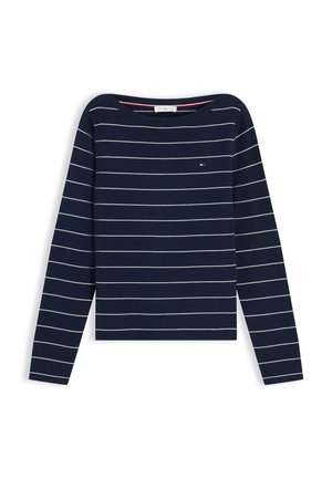Tommy Hilfiger, FULL NEEDLE BOAT - Trui - dark night navy/ivory pet