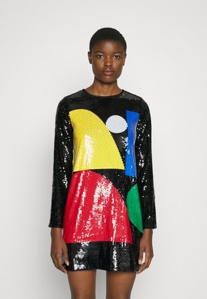 kate spade new york EMBELLISHED GEOMETRIC DRESS - Cocktail φόρεμα / Φόρεμα για πάρτι - black/multi-coloured