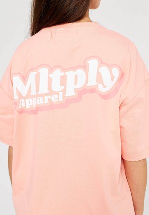 Multiply Apparel, T-shirt imprimé - coral
