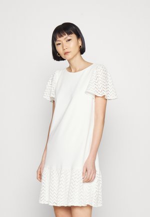 FLUTTER SLEEVE - Day dress - ivory