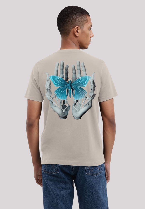 SKELETT HÄNDE  - T-Shirt print - sand