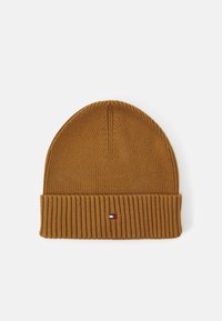 Tommy Hilfiger - ESSENTIAL FLAG UNISEX - Beanie - desert khaki Miniatűr kép 1