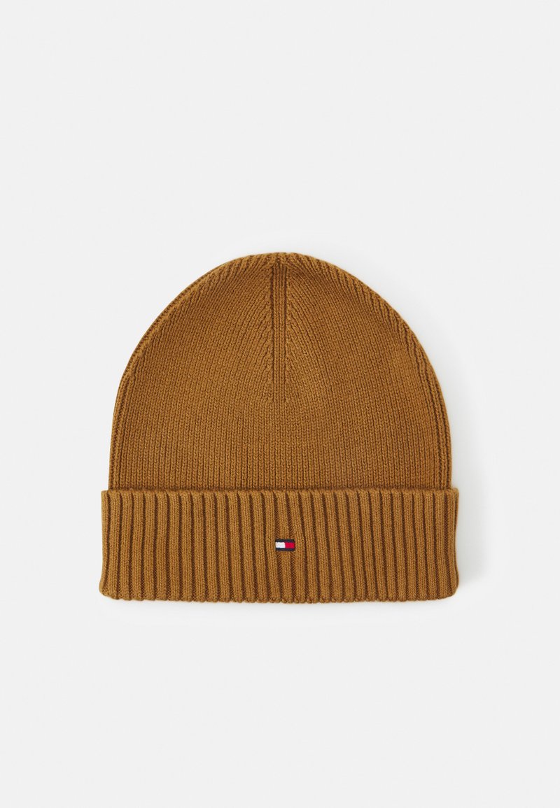 Tommy Hilfiger - ESSENTIAL FLAG UNISEX - Beanie - desert khaki, Nagyítás