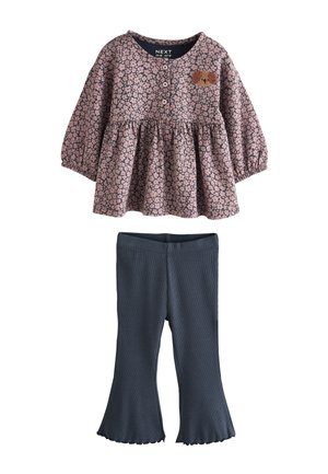 Next REGULAR FIT - PEPLUM FLARE SET - Retuusid - püksid - charcoal grey dog character