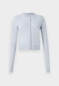 BUTTONED CARDIGAN - Casaco de malha - baby blue